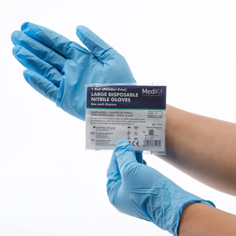 Disposable Nitrile Gloves- Large Single Pair